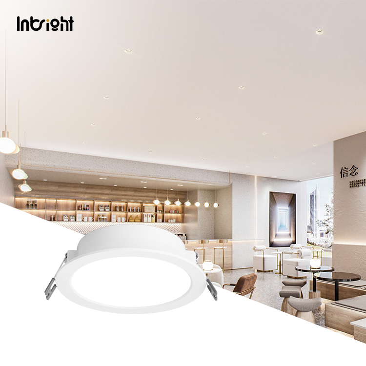 Flat Trim Recessed LED Downlight 15W 22W 32W Ceiling Downlights Round Recessed Down Light