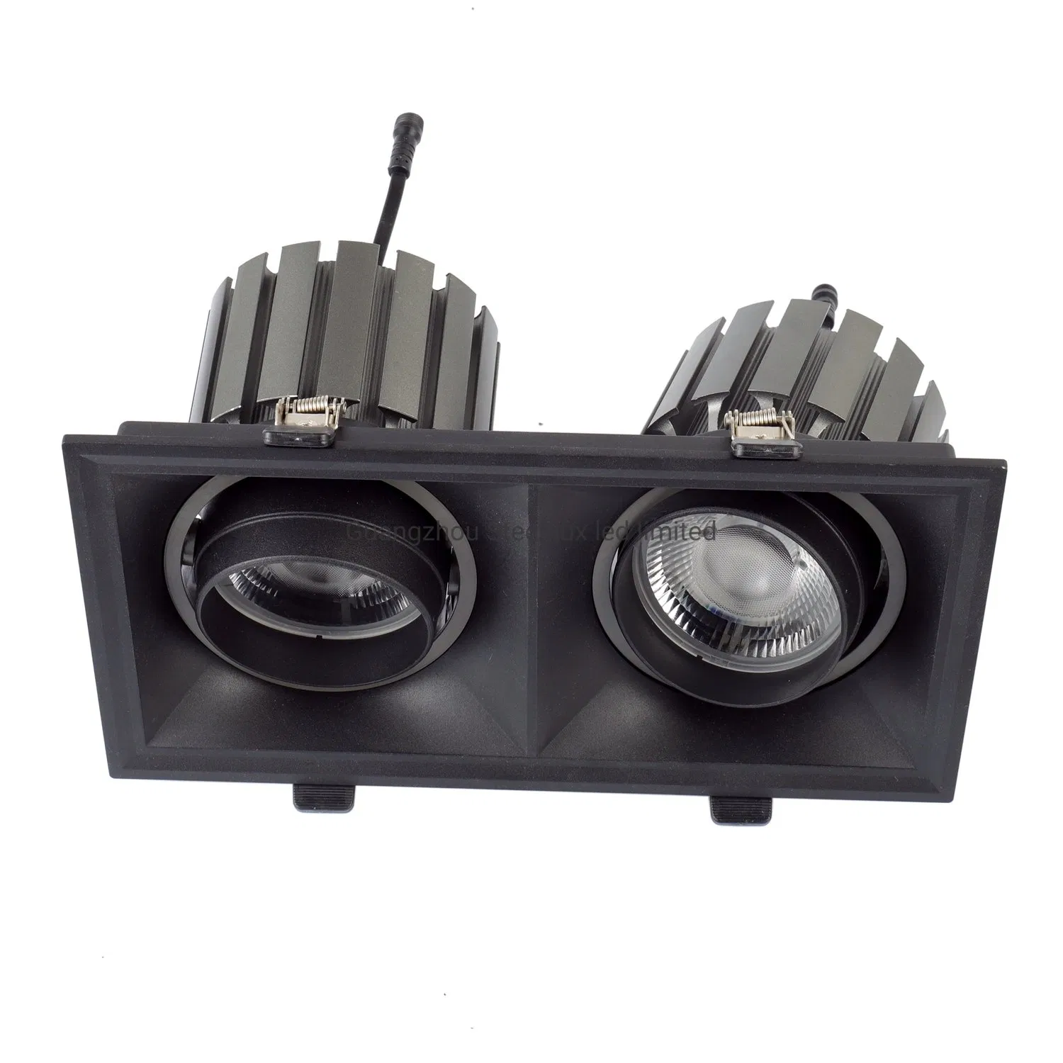 Recessed LED Spotlight 2*20W Trimless Rectangular Downlight