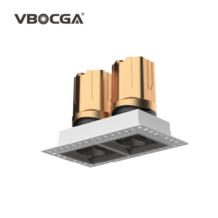 [Ra>95 Deep Anti-glare] Honeycomb Recessed Downlight Deep Aluminum Home Office Project Grade Dialux Support