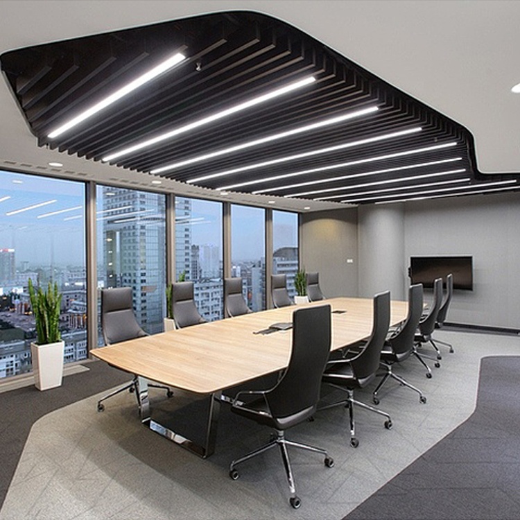 Office Lighting Line Lamp Strip Lamp Commercial Hanging Linear Light for Indoor Building Ceiling Architectural Linear Lighting
