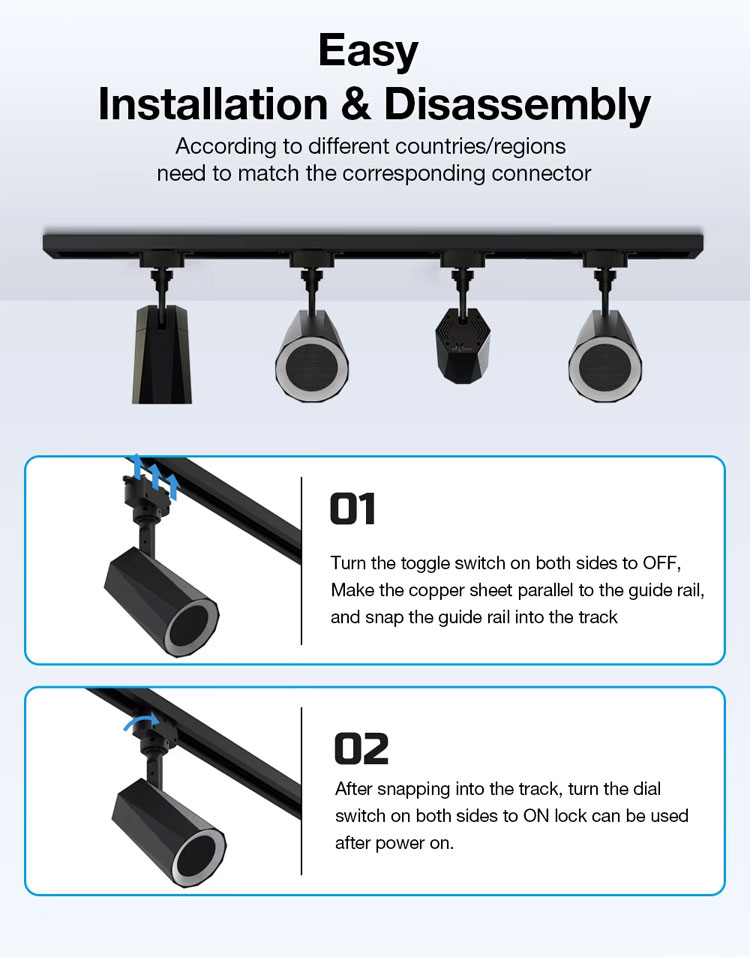 Smart Track Light System Detail 5