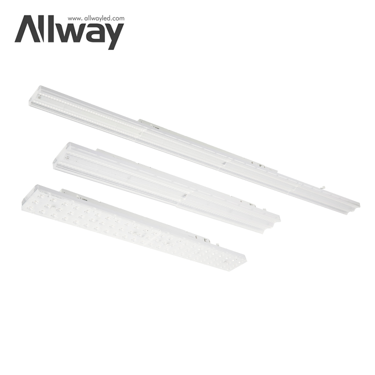 Commercial White Aluminum LED Linear Light 20W 40W Ceiling Pendant Tube Lighting for Hotel Office Supermarket Mall