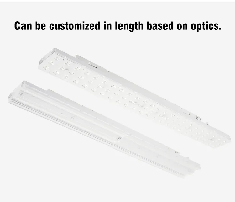 Commercial White Aluminum LED Linear Light 20W 40W Ceiling Pendant Tube Lighting for Hotel Office Supermarket Mall