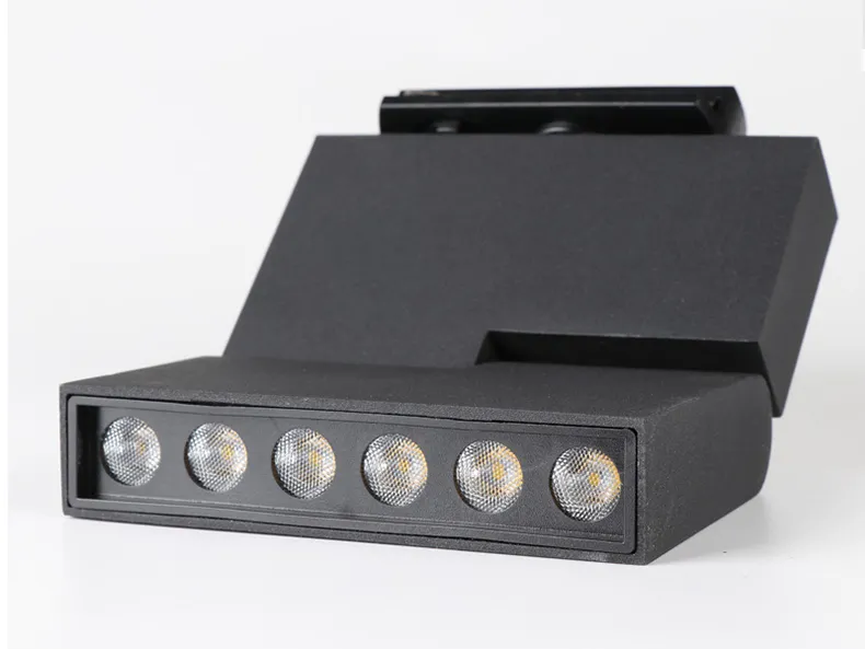 LED Track Light Fixture Housing Commercial Shop Adjustable Track Spotlight