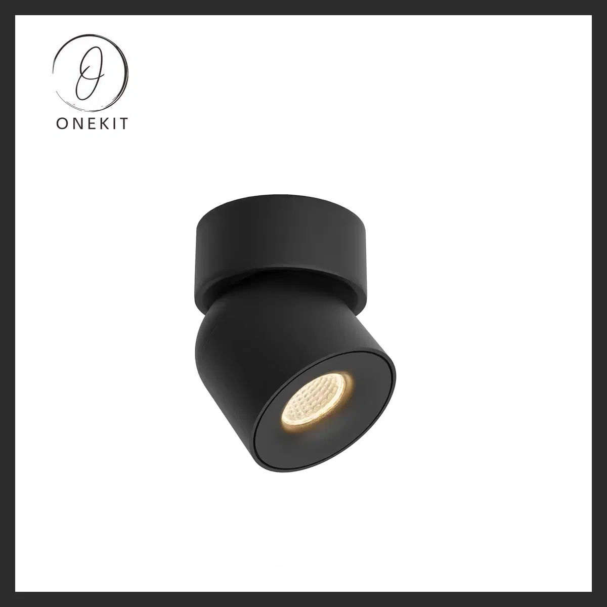 Aluminum High CRI 355 Degree Round Rotation LED Surface Mounted Ceiling Spotlight 7W 15W Spot Light