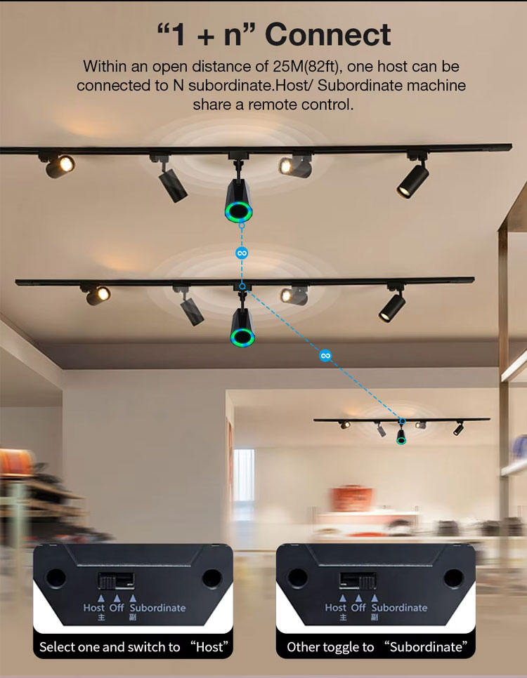 Smart Track Light System Detail 8