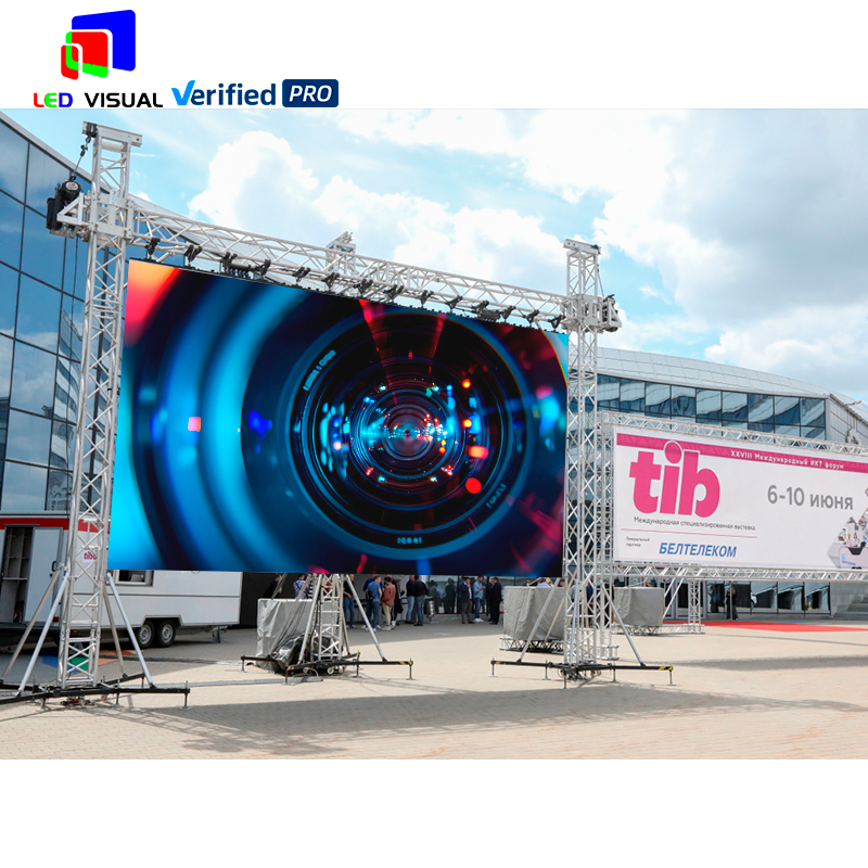 Giant Stage Background Led Video Wall Seamless Splicing P2.6 P2.9 P3.91 P4.81500x500mmRental Indoor Outdoor LED Display Screen