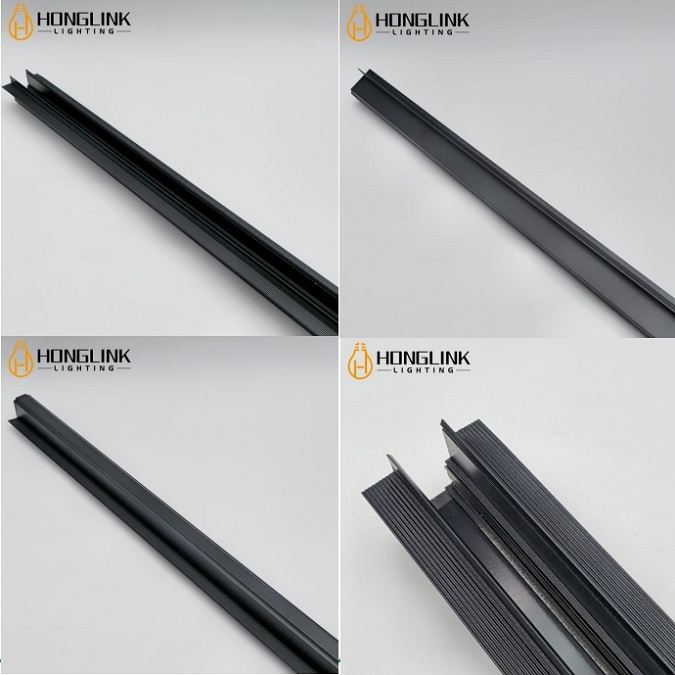 High Quality Indoor Track Lighting Modern Adjustable LED Spot Track Lights Ceil Surface Recessed Mounted Rail Aluminum