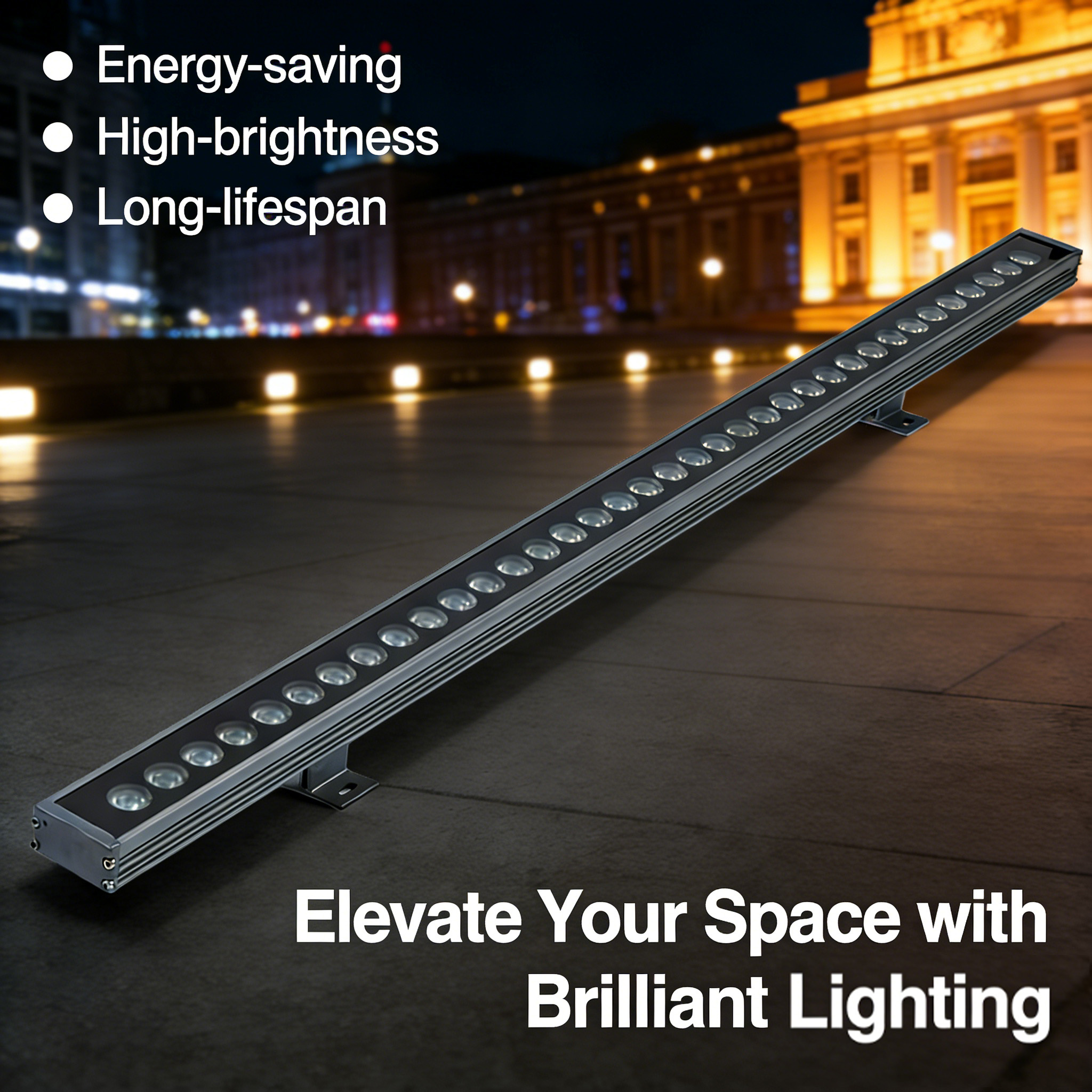 High Brightness IP65 Waterproof 36 48 72 W Landscape RGBW RGB LED Linear Wall Washer with Dimmable 3-Year Warranty