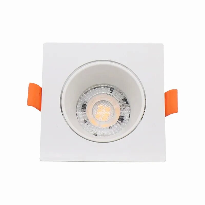New Design 5W MR16 GU10 Hotel Square Mini Smart Anti Glare Ceiling Adjustable Surface Trimless COB Recessed LED Light Downlights