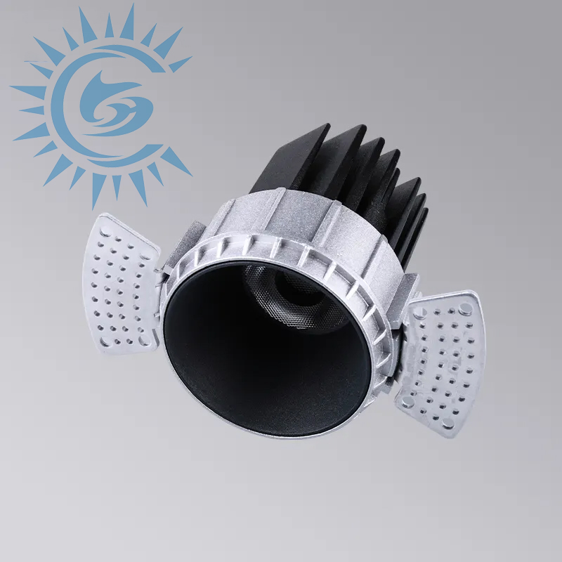 Hot Selling New Concept IP54 Waterproof Easy Installation Ceiling Recessed Aluminum 7W 10W Trimless LED COB Recessed Downlight for Interior