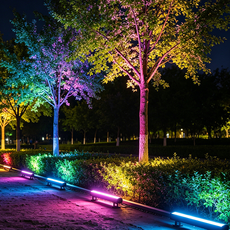 36W DMX512 RGB Aluminum LED Strip - IP65 Rigid Wall Washer for Hotel Outdoor Building Exterior Lighting