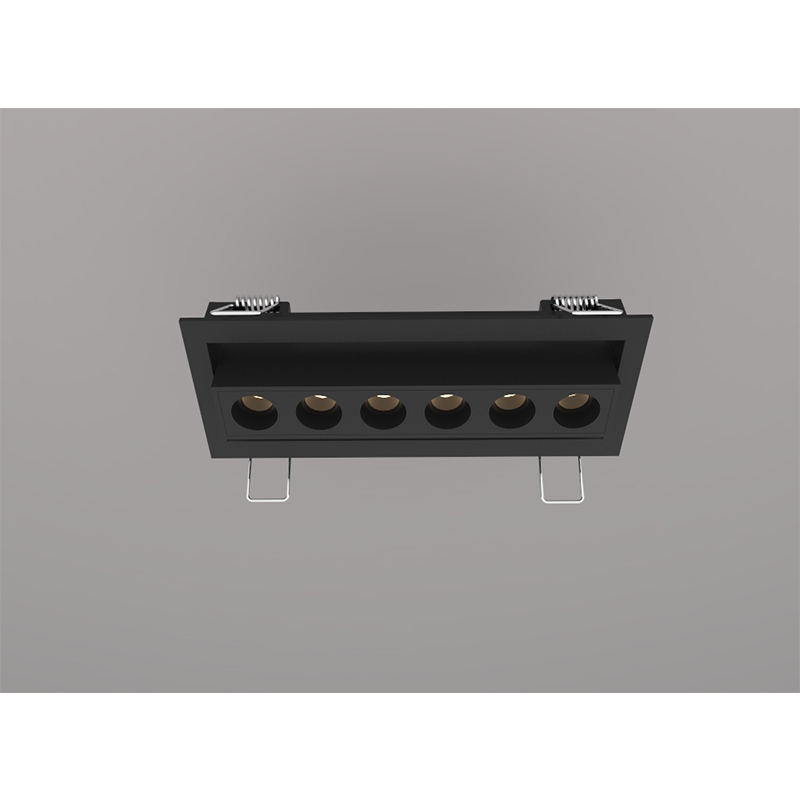 Factory in Stock Rectangle Recessed Anti-glare Spot Lights Wall Washer LED Grille Lighting LED Linear Downlight LED Spotlight