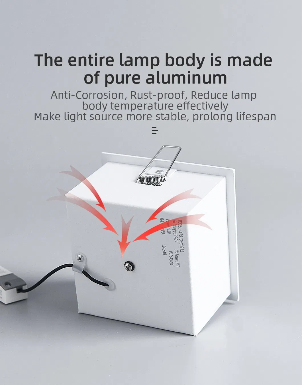 Adjustable Angle Pure Aluminum Spot Light with High CRI
