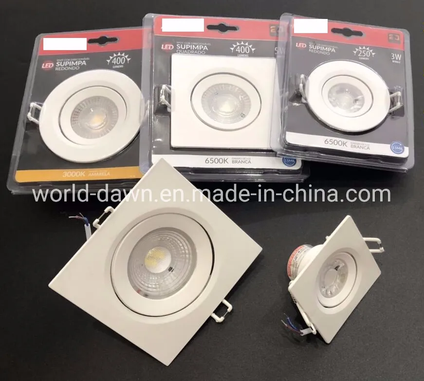 Ceiling Spot Light High Bright CRI 80 7W Adjustable Angle LED Spotlight