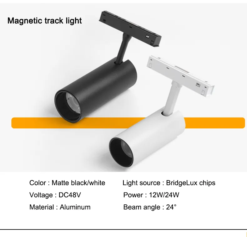 Magnetic LED Track Light