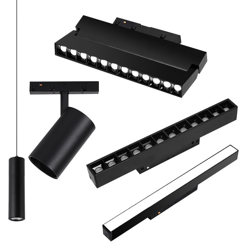 Magnetic Commercial Hanging Linear LED Track Light Home Office Lighting