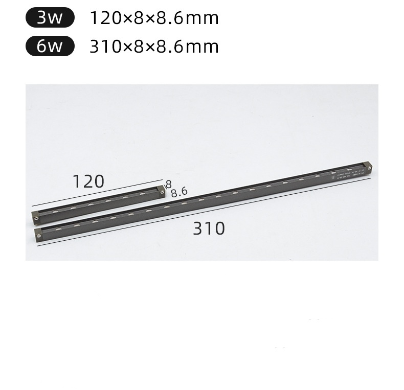 RV Campervan Interior Adjustable Spotlight 24V Track Linear Light Mini Track Lighting System Cabinet Track Lighting Low Voltage Track Light