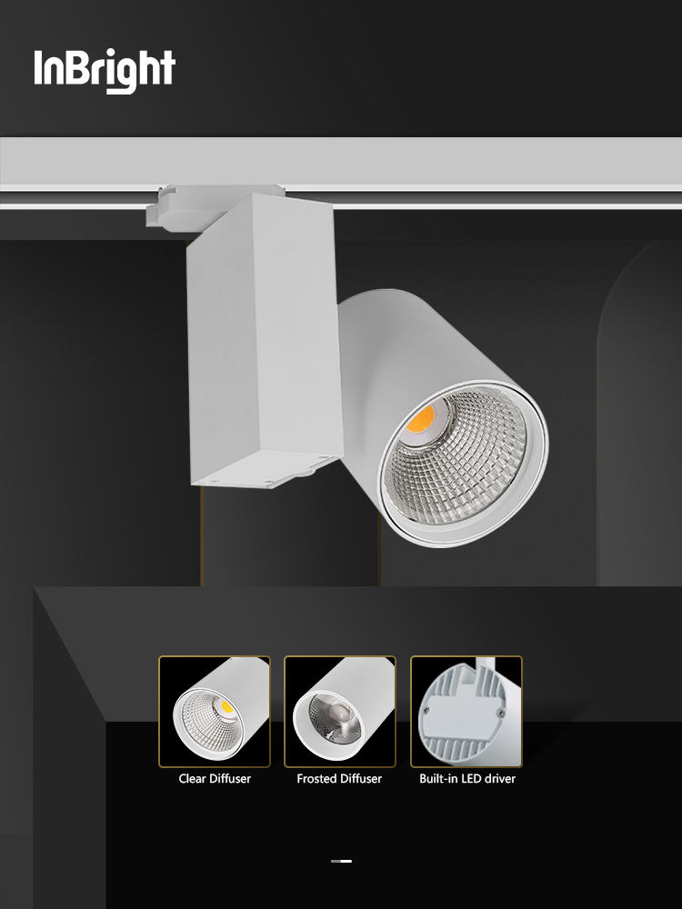 LED track spotlight view 1
