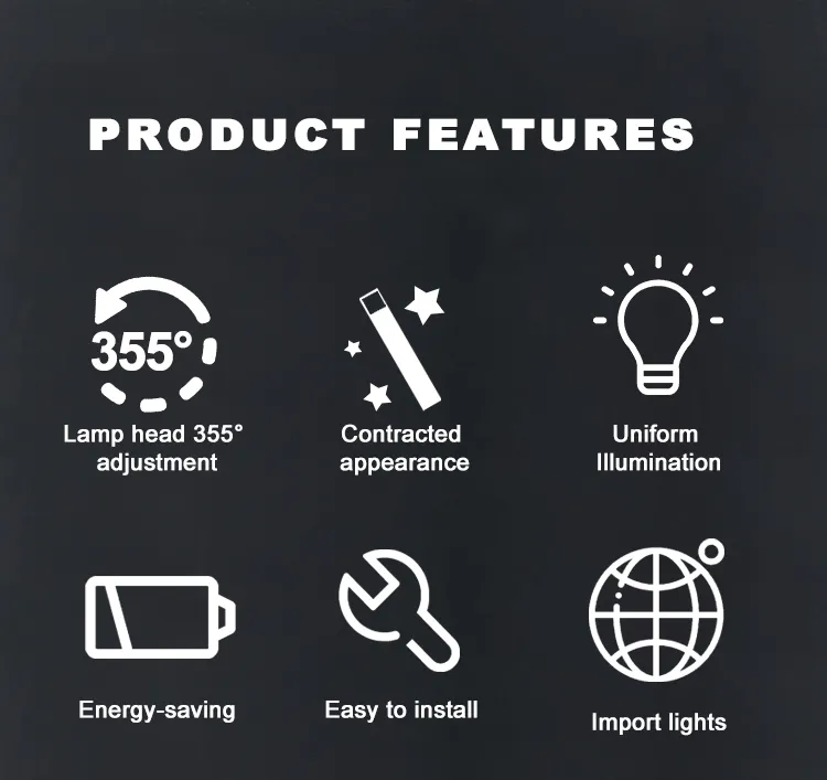 Modern Premium Design High Brightness Adjustable LED Track Spotlight