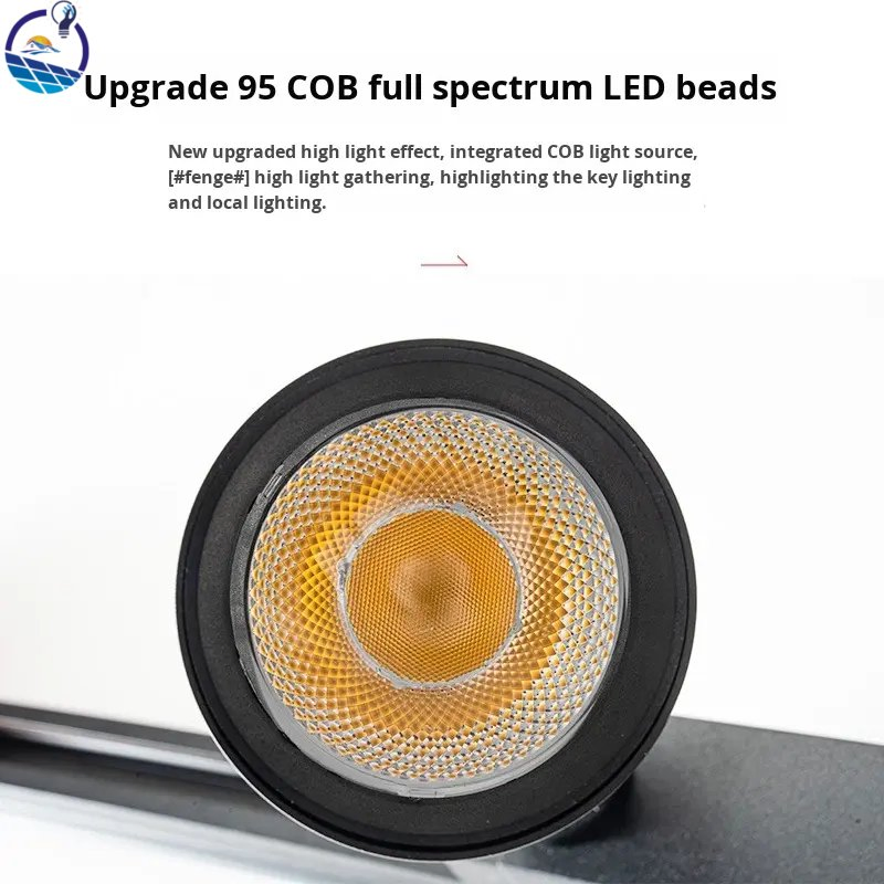 95 CRI High Efficiency Aluminum LED Track Spotlight