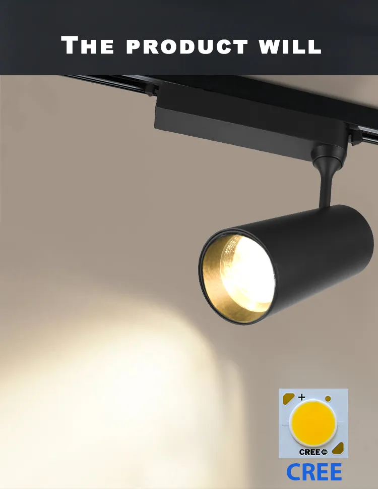 Modern Premium Design High Brightness Adjustable LED Track Spotlight