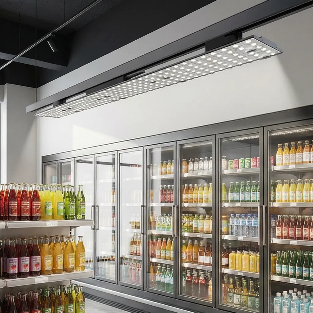 LED Aluminium Profile 80W Linear Magnetic Track Light for Supermarket