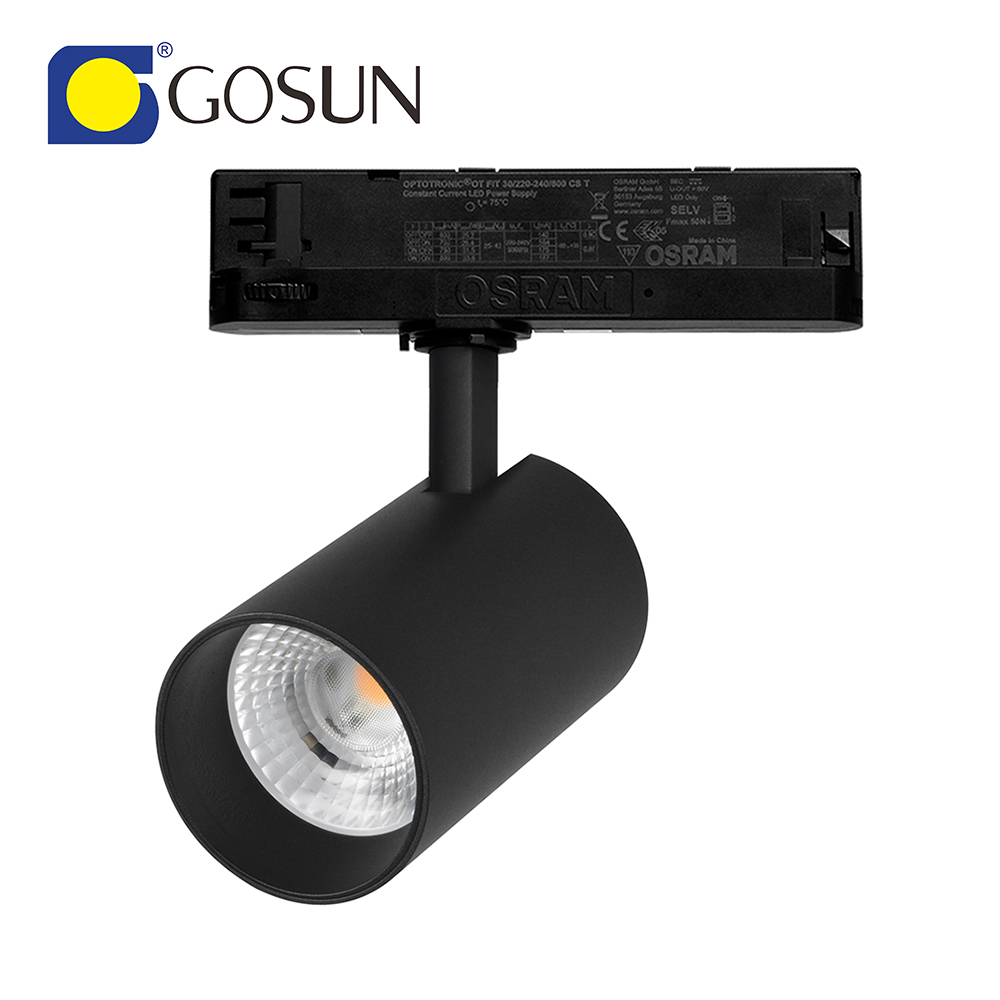 15.8USD GOSUN HIGH LUMEN Anti-glare 3 Phase 20W LED Track Light With 5 Years Warranty