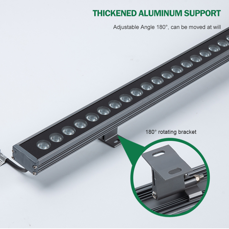 High Brightness IP65 Waterproof 36 48 72 W Landscape RGBW RGB LED Linear Wall Washer with Dimmable 3-Year Warranty