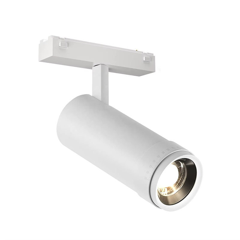 25mm Magnetic Track Surface Mounted Variable Zoom and Adjustable Angle Spotlight