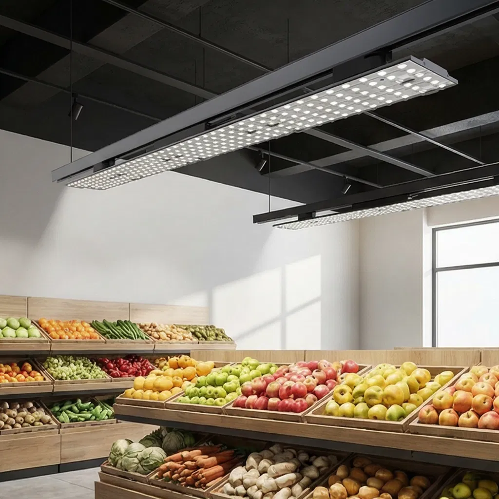 LED Aluminium Profile 80W Linear Magnetic Track Light for Supermarket