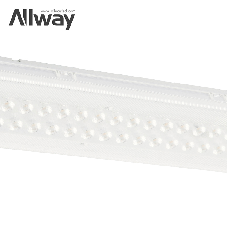 Commercial White Aluminum LED Linear Light 20W 40W Ceiling Pendant Tube Lighting for Hotel Office Supermarket Mall