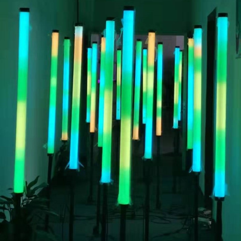 Outdoor 2m RGBW Milky Tubes Light RGB 3D Led DMX Tube