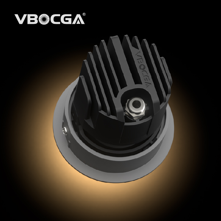 7W 12W LED Downlight Deep Honeycomb Recessed Light Die Cast Aluminum Home Use Warm White Color Temperature Down Light