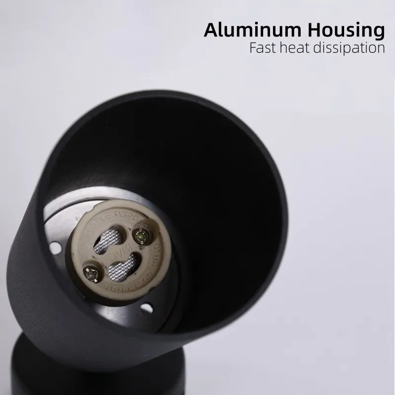 Adjustable GU10 MR16 7W Aluminum Ceiling LED SMD Track Spotlights