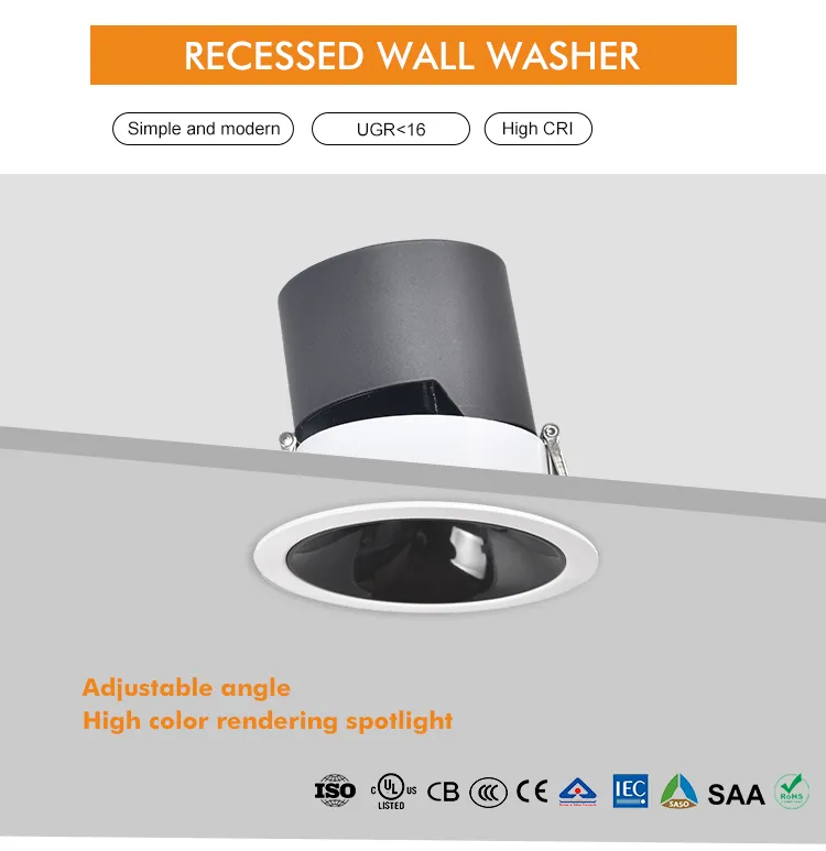 Hot Sale Trimless Recessed Dimmable LED Downlight for Commercial & Residential Projects 10W