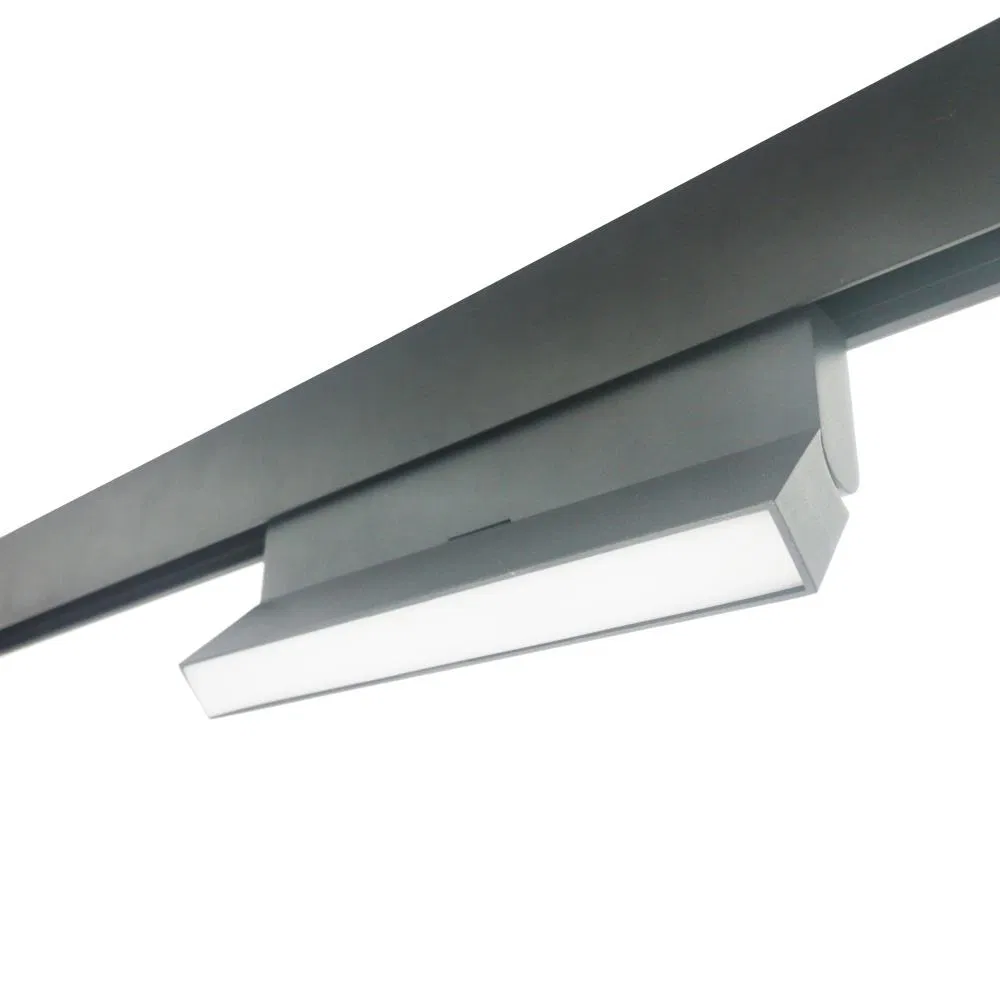 Smart 48V Magnetic LED Linear Track Spot Lighting System Magnetic Magnet Rail LED Lamp Magnetic Track Light
