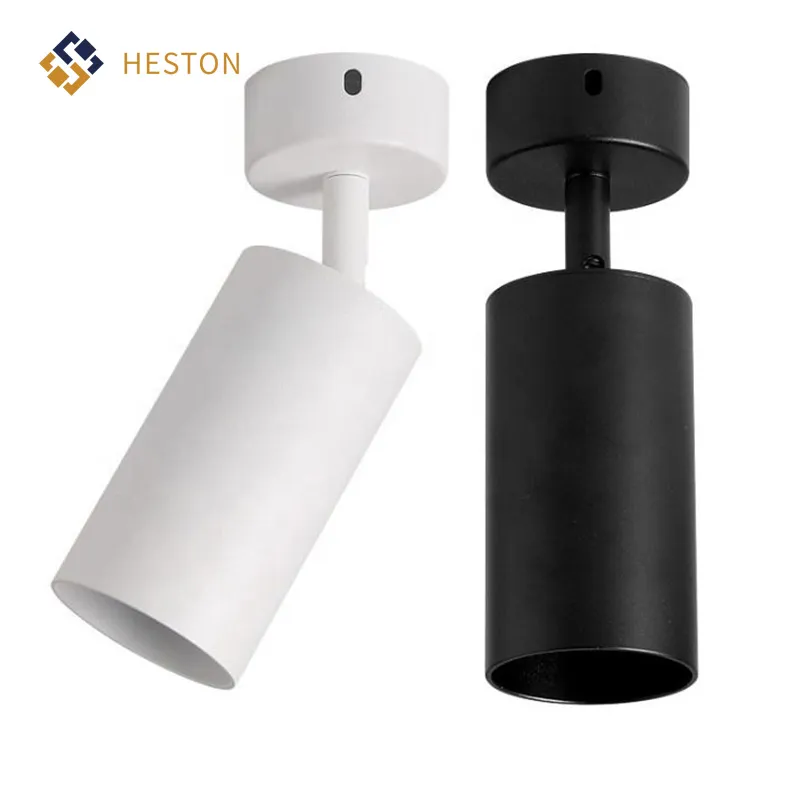LED Modern Surface-Mounted Anti-Glare Ultra-Thin COB Spotlights High CRI 90 for Home Office 12W 3000K Certified Aluminum Construction
