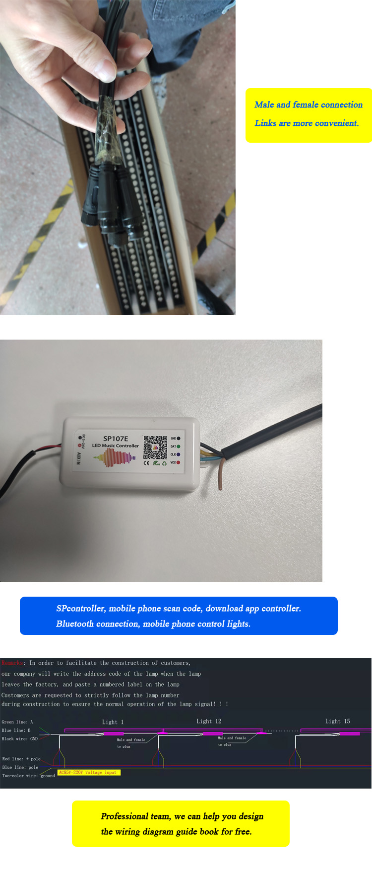 LED Strip Pixel Bar Wash 7