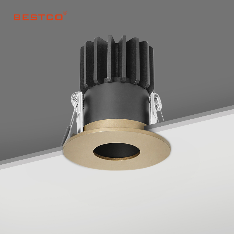 9W IP44 LED Downlight Honeycomb Deep Anti-Glare Ambient Spotlight for Hotels &amp; Villas Small Hole Design Ambient Downlights