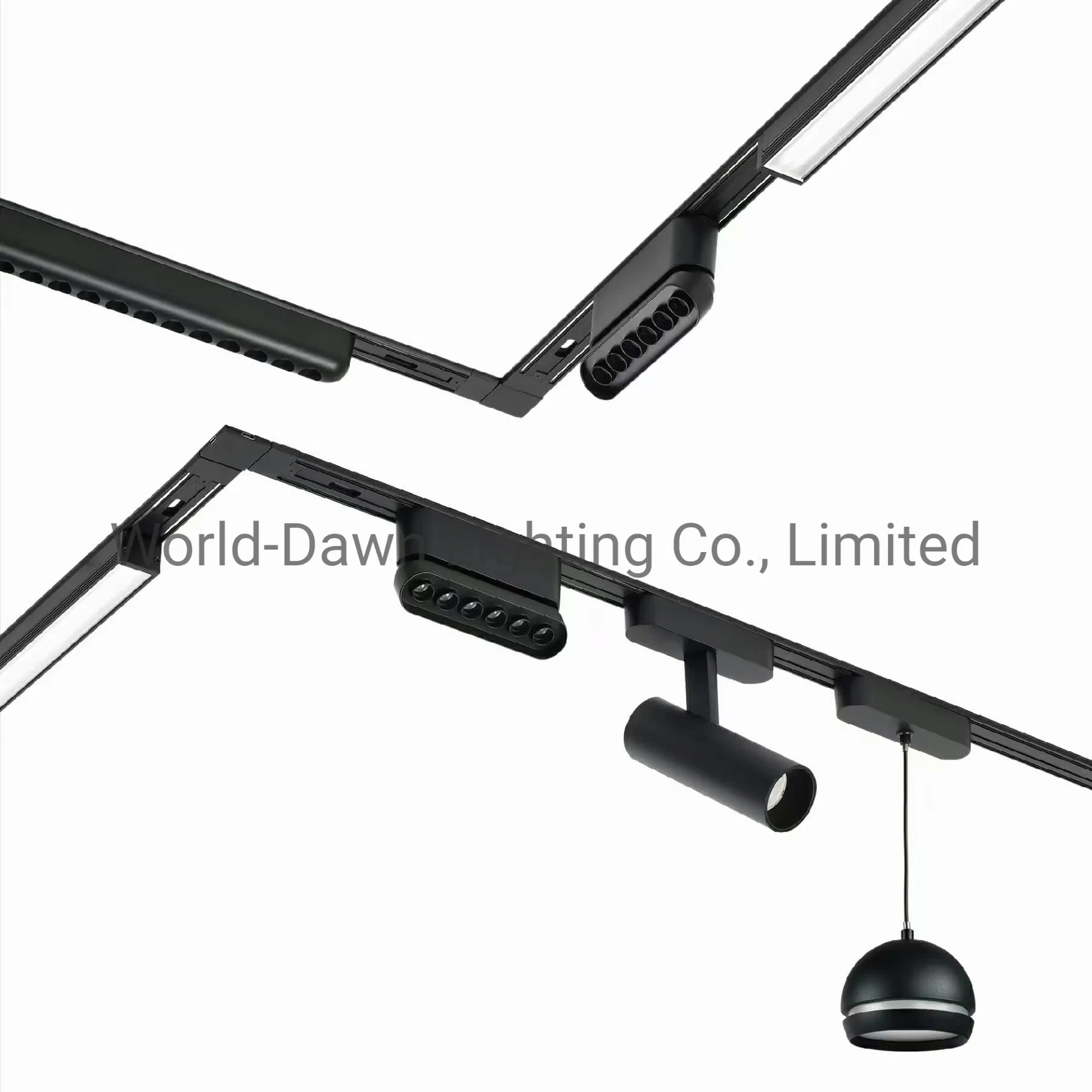 Surface Mounted Magnetic LED Track Light CRI 90 High Quality Linear Lighting LED Ceiling Downlight for Home Office Shop