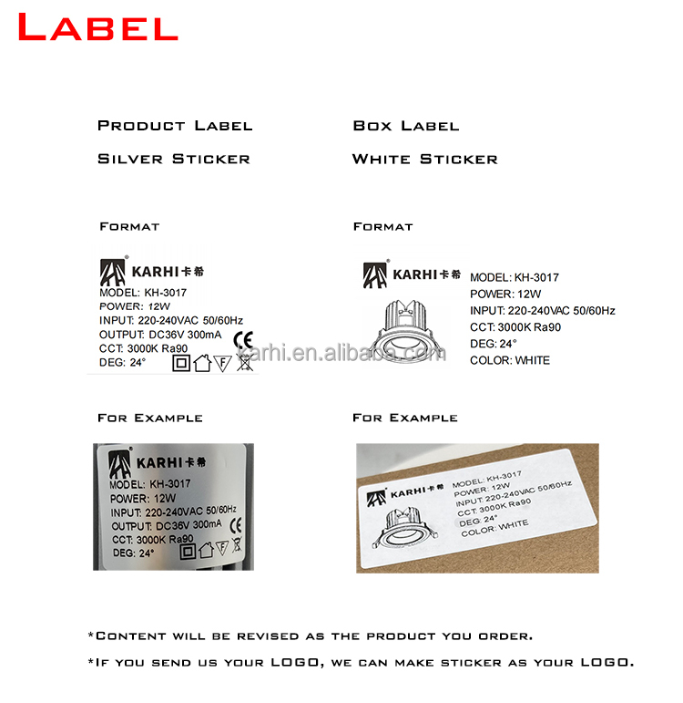 Packaging Box Stickers