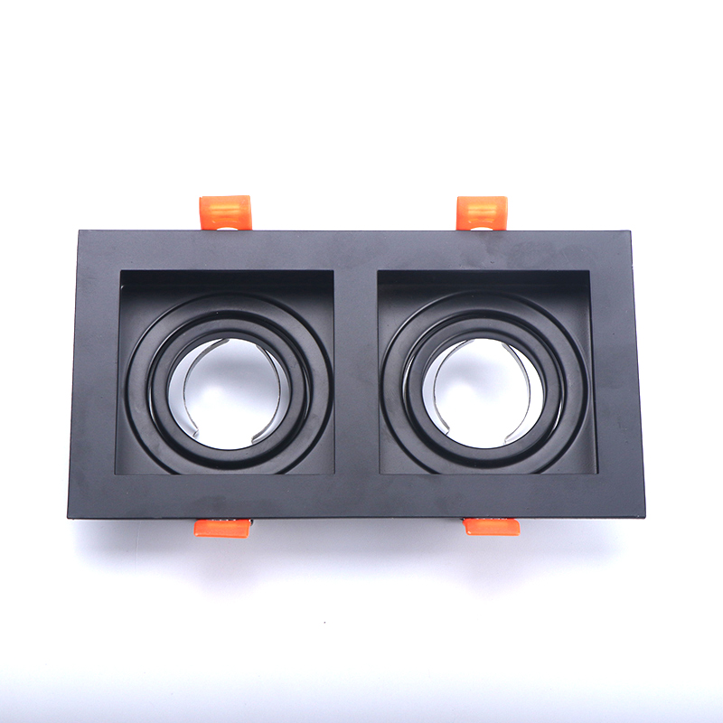 LED Recessed Trimless Adjustable Aluminum GU10 Downlight Module 7W Anti-Glare Dimmable