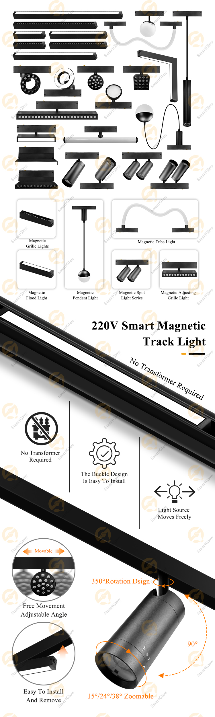 Magnetic Track Light Installation