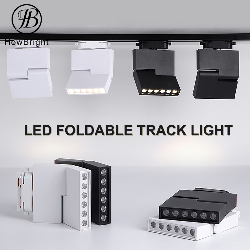LED Track Light Fixture Housing Commercial Shop Adjustable Track Spotlight