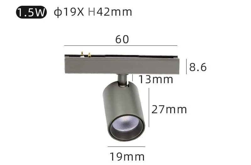 RV Campervan Interior Adjustable Spotlight
