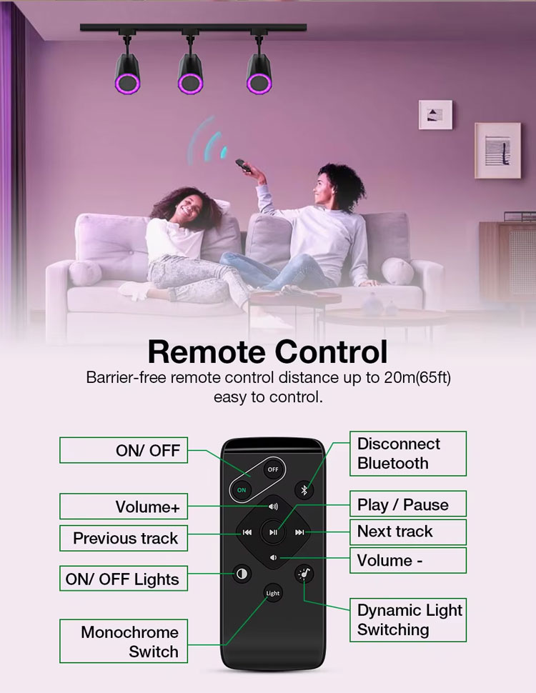 Smart Track Light System Detail 10