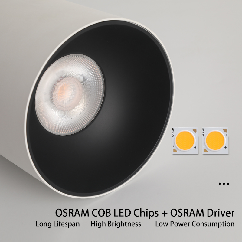 High CRI LED COB Spotlight - Waterproof &amp; Anti-Glare Design