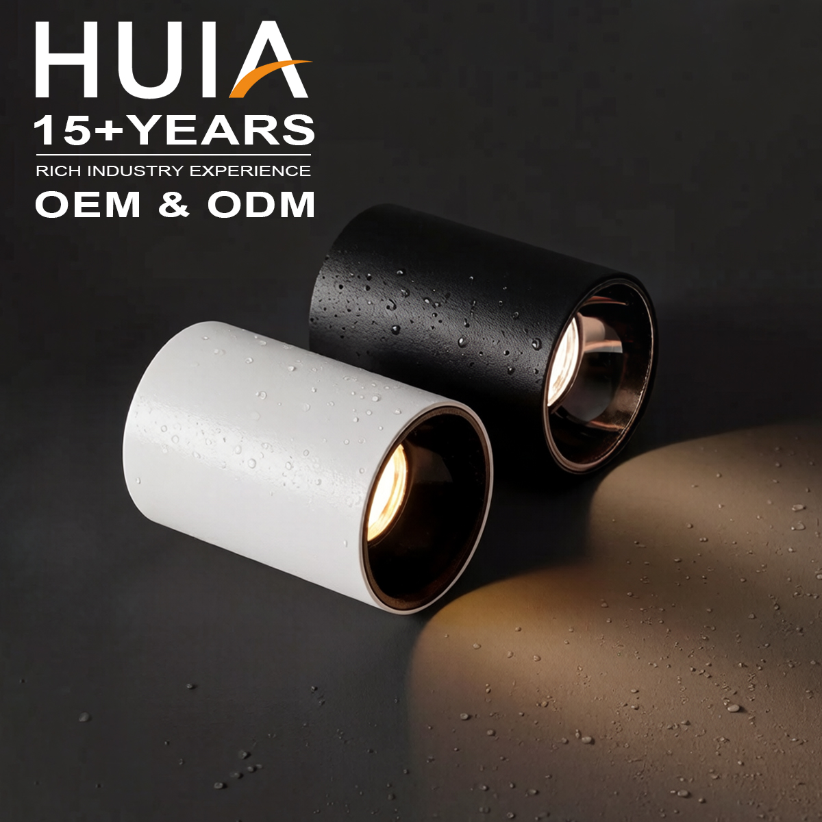 Modern Ceiling Cylinder Surface Mounted LED Downlight 12W 18W 24W 30W Aluminum COB Anti Glare