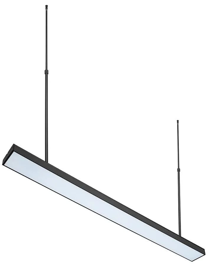 Commercial Indoor Lighting Linkable T8 Tube Chandelier Lamp Plastic Housing Surface Mounted Ceiling Suspended Office Batten Pendant LED Linear Light
